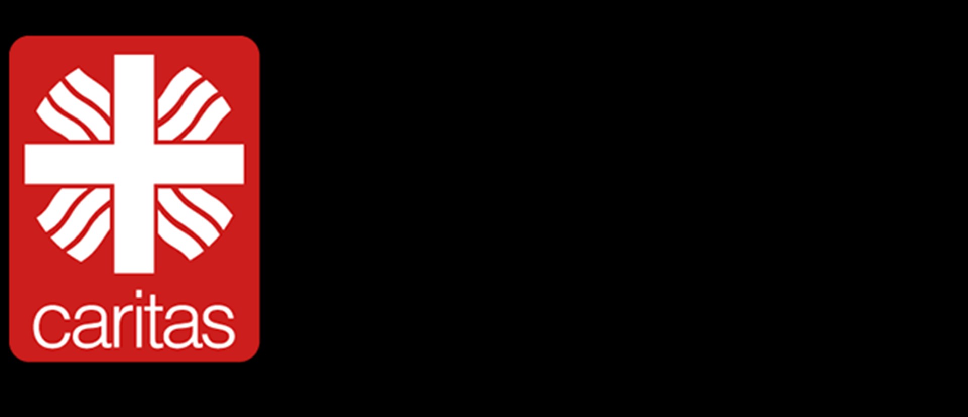 Das Foto zeigt das rote Caritas-Wortbild-Logo mit dem Flammenkreuz und dem Schriftzug caritas. Daneben steht Caritasverband der Erzdiözese München und Rreising e. V. 