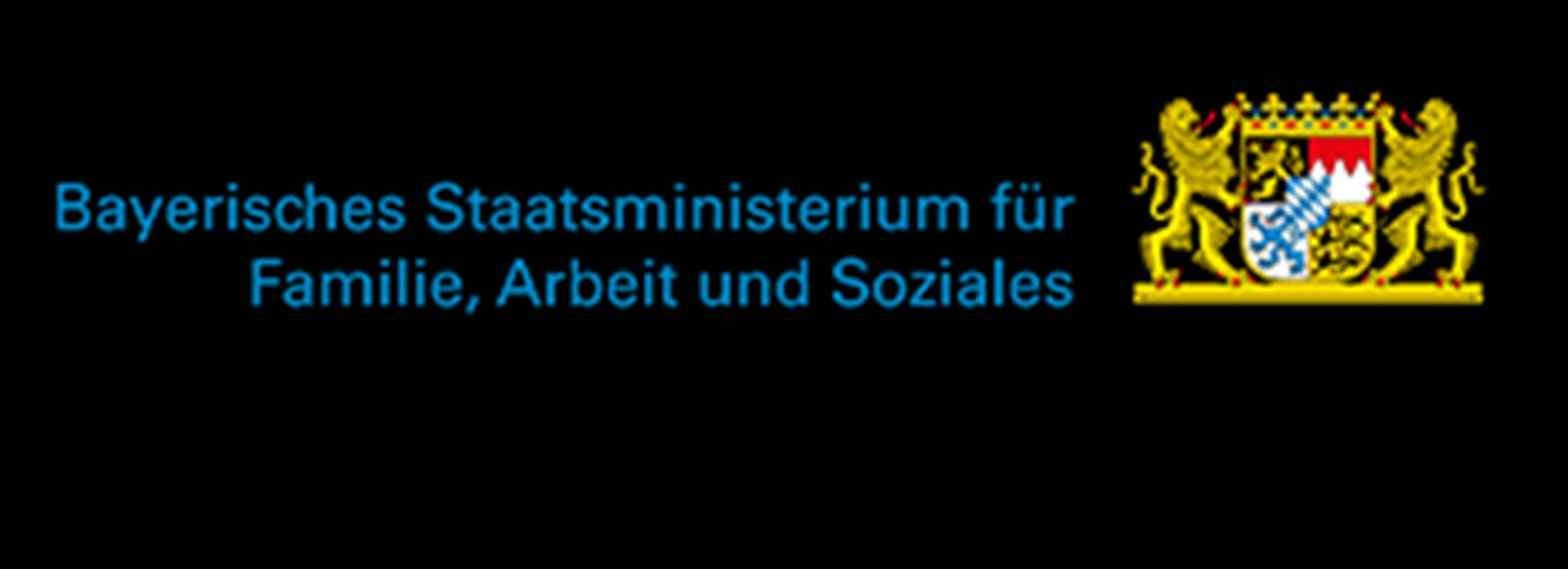 Förderlogo Bayerisches Staatsministerium für Familie Arbeit und Soziales